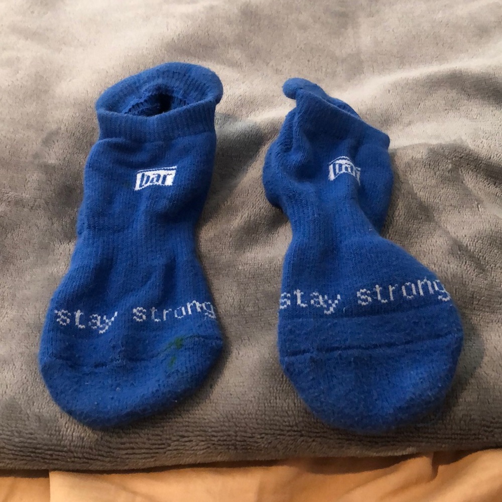 🧦 Bar Method Stay Strong Grip Socks Blue